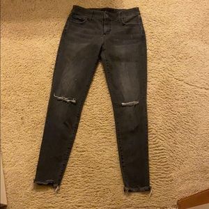 Arizona black distressed jeans (size 5)